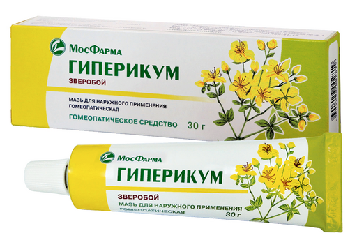 Гиперикум, мазь для наружного применения гомеопатическая, 30 г, 1 шт.