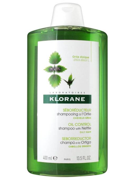 Klorane Шампунь для жирных волос с экстрактом крапивы, шампунь, 400 мл, 1 шт.