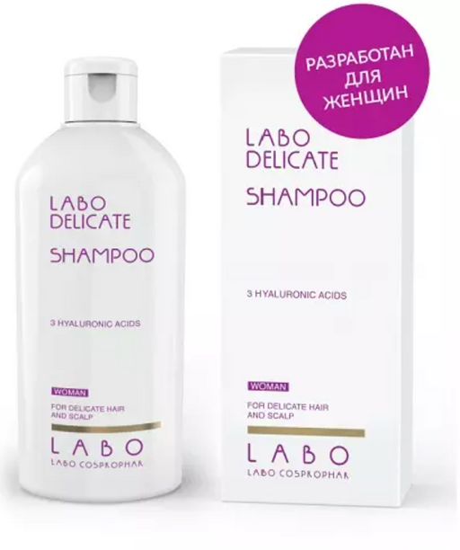 Labo Delicate Шампунь для женщин, шампунь, для чувствительной кожи головы, 200 мл, 1 шт.