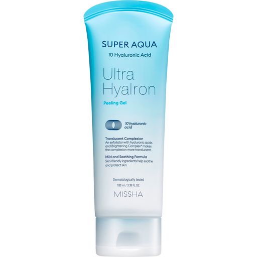 Missha Гель-скатка Super Aqua Ultra Hyalron, гель для лица, для всех типов кожи, 100 мл, 1 шт.