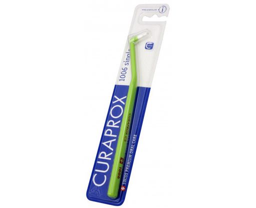 Curaprox CS 1006 Монопучковая щетка, 6 мм, щетка зубная, цвет в ассортименте, 1 шт.
