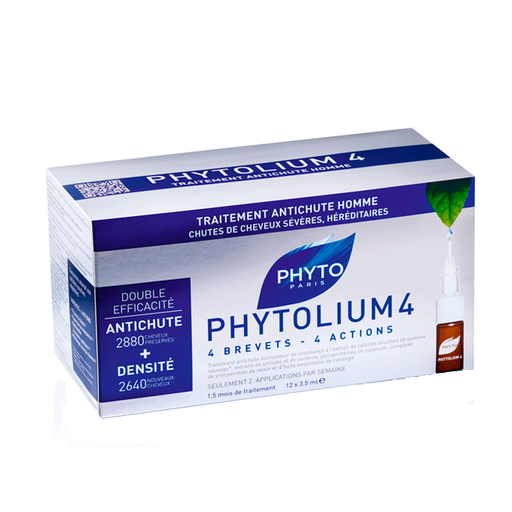 Phytosolba Phytolium 4 Сыворотка от выпадения волос, сыворотка, хроническое, 3.5 мл, 12 шт.