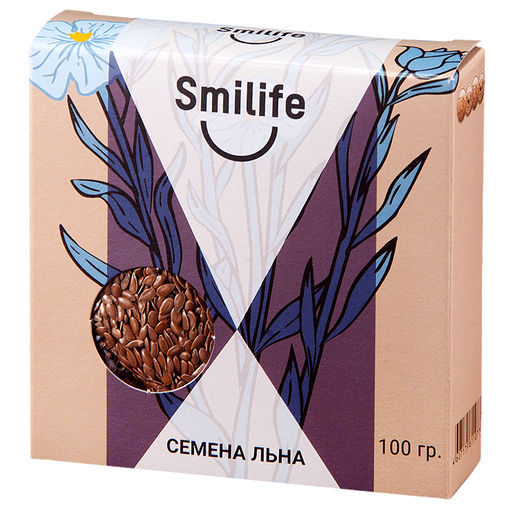 Smilife Льна семена, 100 г, 1 шт.