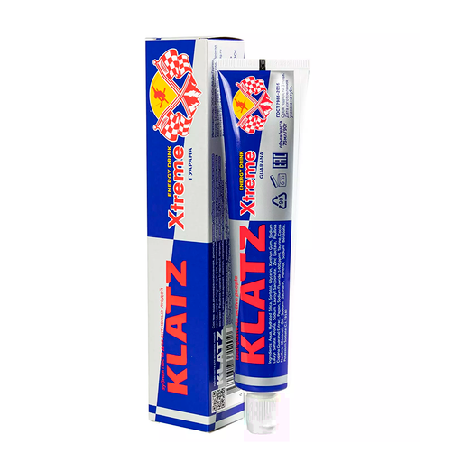 Klatz X-treme Energy drink Зубная паста для активных людей, паста зубная, гуарана, 75 мл, 1 шт.