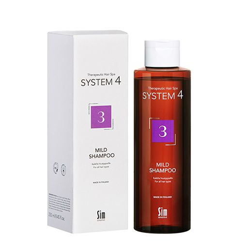 System 4 Терапевтический шампунь №3 для всех типов волос, шампунь, 250 мл, 1 шт.