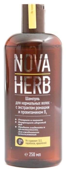 Nova Herb Шампунь для нормальных волос ромашка, шампунь, 250 мл, 1 шт.