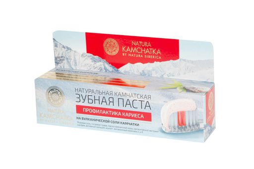 Natura Kamchatka Зубная паста для профилактики кариеса, паста зубная, 100 мл, 1 шт.