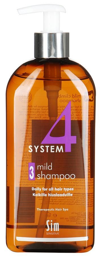 System 4 Терапевтический шампунь №3 для всех типов волос, шампунь, 500 мл, 1 шт.