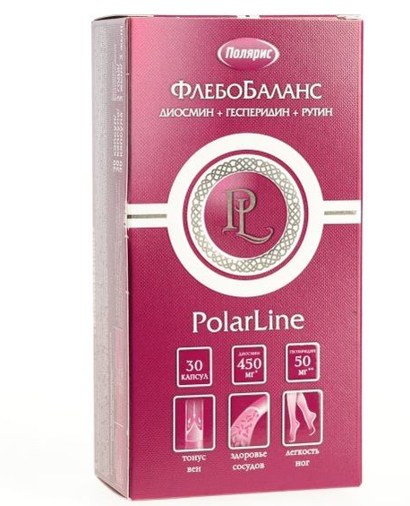 PolarLine ФлебоБаланс, 685 мг, капсулы, 30 шт.