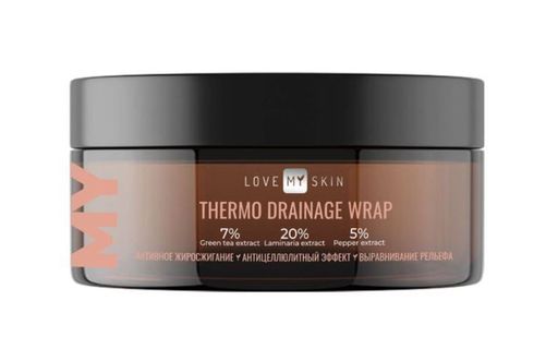 Love my skin Обертывание горячее дренажное, 200 мл, 1 шт.