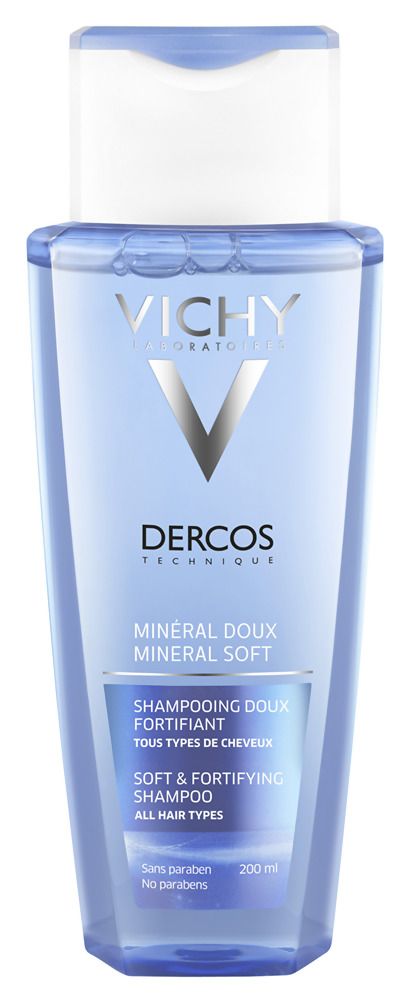 Vichy Dercos Нежные минералы шампунь, шампунь, 200 мл, 1 шт.