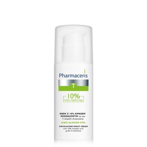 Pharmaceris T Крем-пилинг ночной Sebo-Almond Peel, 10%, крем для лица, 50 мл, 1 шт.