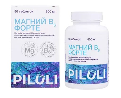Piluli Магний В6 форте, таблетки, 90 шт.