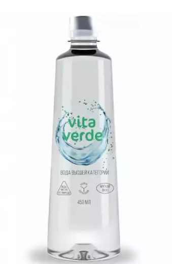 Vitaverde Вода питьевая, негазированная, 0.45 л, 1 шт.