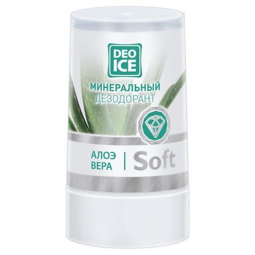Deo Ice Soft Минеральный дезодорант Алоэ Вера, 40 г, 1 шт.