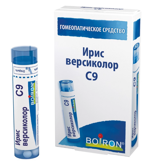 Ирис Версиколор С9, гранулы гомеопатические, 4 г, 1 шт.