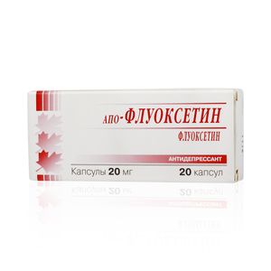 Апо-Флуоксетин, 20 мг, капсулы, 20 шт.