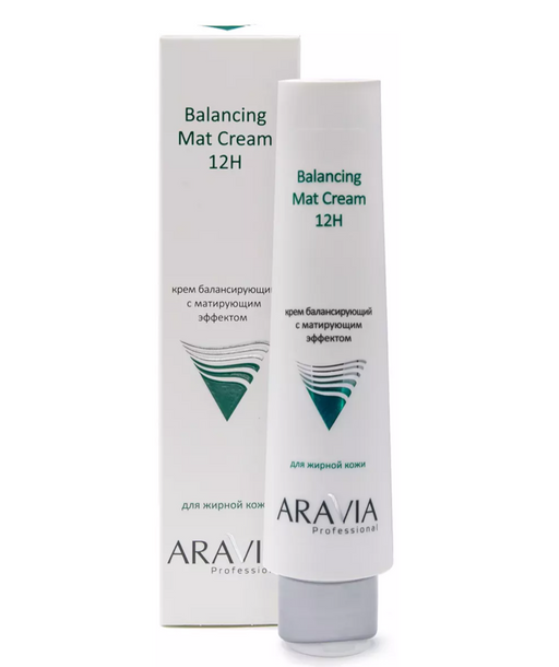 Aravia Professional Крем балансирующий с матирующим эффектом, крем для лица, для жирной кожи, 100 мл, 1 шт.
