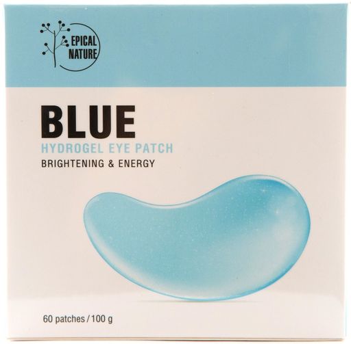 Epical Nature Blue Патчи гиалуроновая кислота, патчи для кожи вокруг глаз, 60 шт.