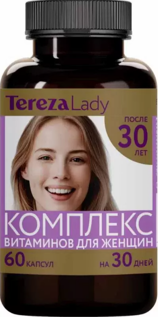 TerezaLady Комплекс Витаминов для женщин 30+, капсулы, 60 шт.