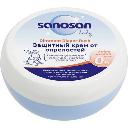 Sanosan Baby Крем от опрелостей защитный, крем, 150 мл, 1 шт.