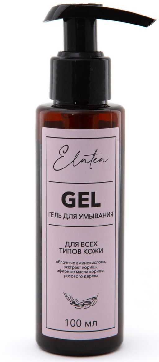 Elatea Гель для умывания для всех типов кожи, гель для умывания, 100 мл, 1 шт.