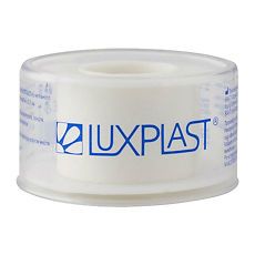 Luxplast Пластырь фиксирующий нетканный, 2,5см х 5м, белого цвета, 1 шт.