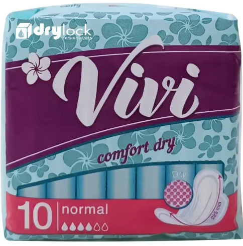 Vivi Comfort Dry Normal прокладки женские гигиенические, 4 капли, прокладки гигиенические, 10 шт.