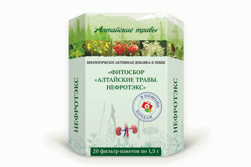 Алтайские травы Фитосбор Нефротэкс, фиточай, 1,5 г, 20 шт.