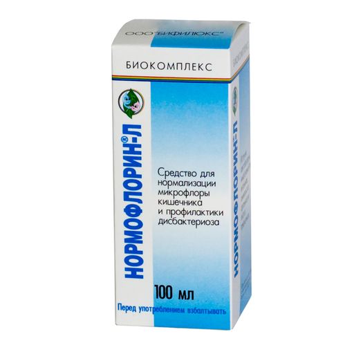 Нормофлорин-Л биокомплекс, концентрат жидкий, 100 мл, 1 шт.