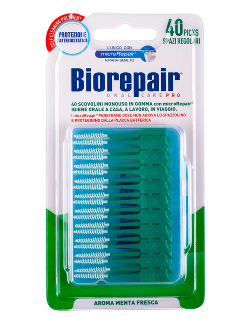 Biorepair Ершик межзубный одноразовый стандартный, ершики зубные, мягкий (ая), 40 шт.