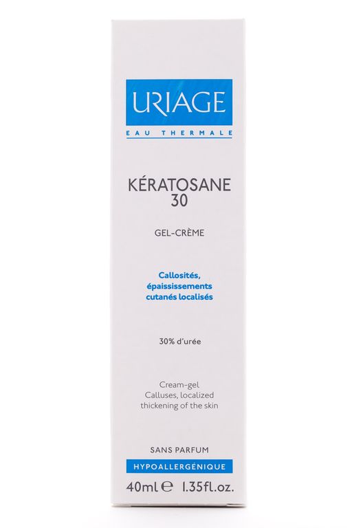 Uriage Keratosane 30 Гель-крем для утолщенной мозолистой кожи, крем-гель, 40 мл, 1 шт.