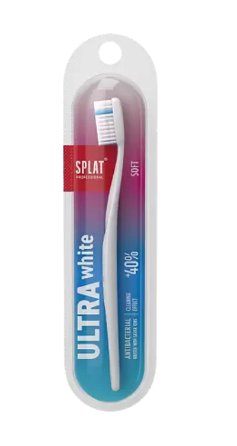 Splat Professional Зубная щетка White Ultra, щетка зубная, мягкая, 1 шт.