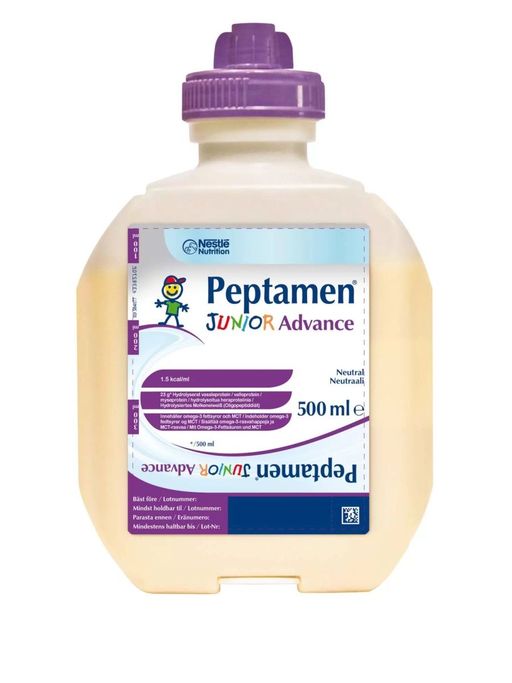 Peptamen Junior Advance, смесь для энтерального питания, с нейтральным вкусом, 500 мл, 1 шт.