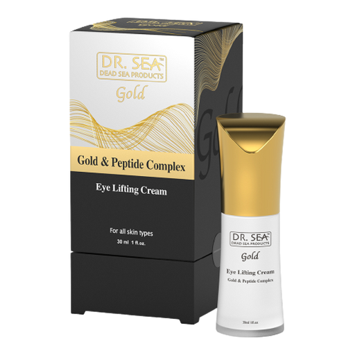 Dr sea Gold&Peptide Complex Лифтинг-крем для кожи вокруг глаз, с золотом и пептидным комплексом, 30 мл, 1 шт.