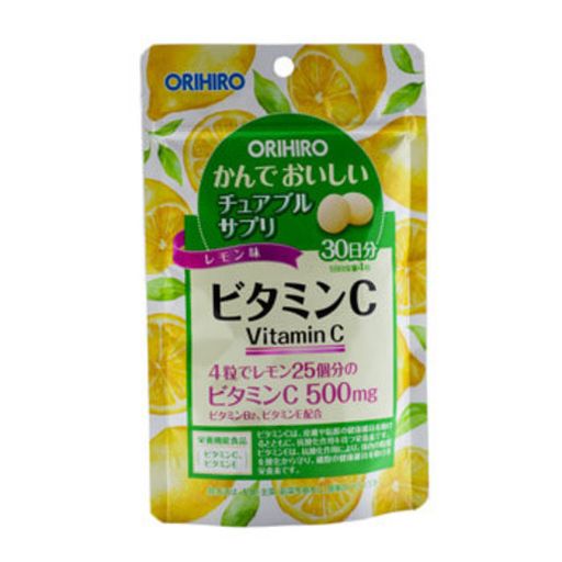 Orihiro Витамин C, таблетки, лимон, 120 шт.