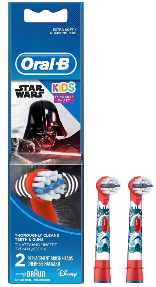 Насадки для электрической зубной щетки Oral-B Star Wars, 2 шт.