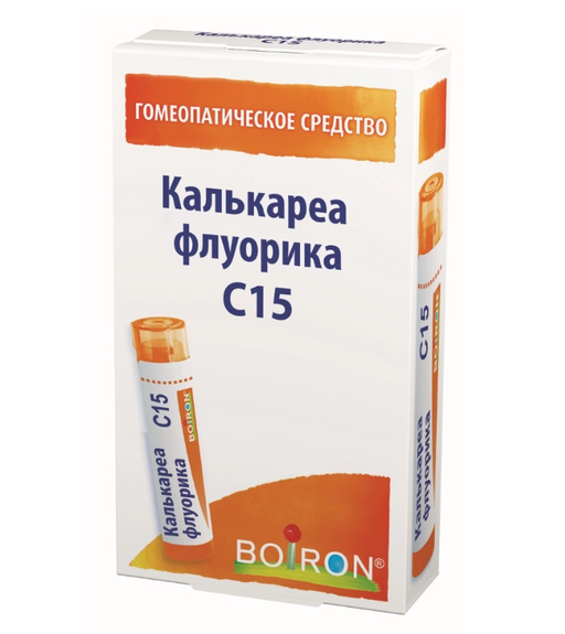Калькареа Флуорика С15, гранулы гомеопатические, 4 г, 1 шт.