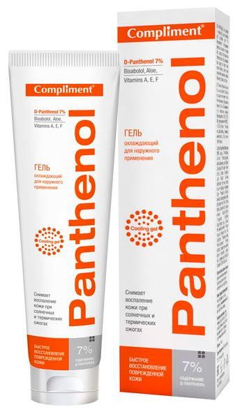 Compliment Panthenol Гель охлаждающий для наружного применения, гель, 75 мл, 1 шт.