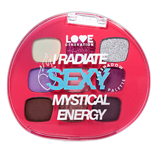 Love Generation Палетка теней для век Eyeshadow Palette I radiate sexy mystical energy, арт. 01, 9 оттенков, 7,2 гр, 1 шт.