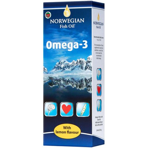 NFO Омега-3 со вкусом лимона, масло для приема внутрь, со вкусом лимона, 240 мл, 1 шт.