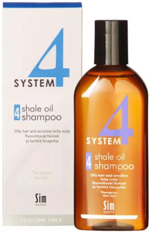 System 4 Терапевтический шампунь №4 для жирной и чувствительной кожи головы, шампунь, 215 мл, 1 шт.