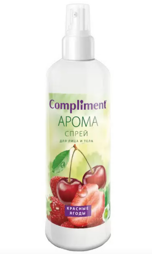 Compliment Арома спрей для лица и тела, спрей, Красные ягоды, 250 мл, 1 шт.