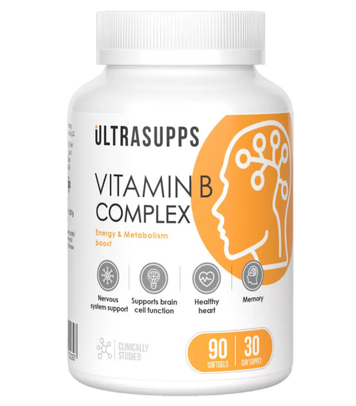 Ultrasupps Витамин B комплекс, капсулы мягкие, 90 шт.