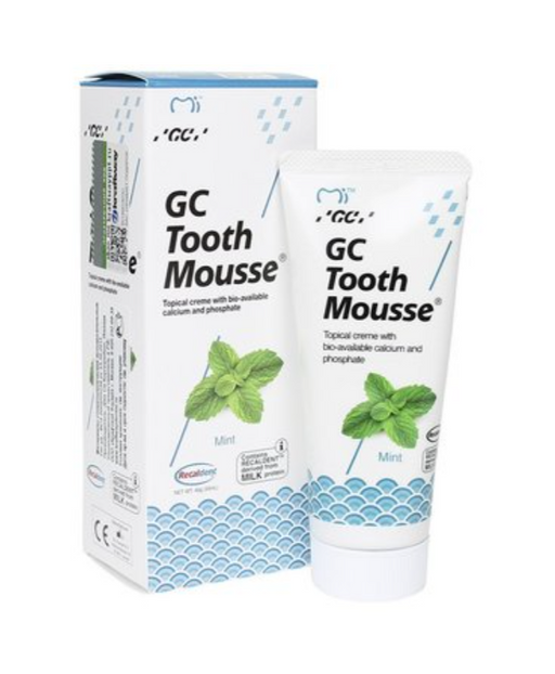 GC Tooth Mousse Зубной гель для восстановления и укрепления эмали, гель, мята, 40 г, 1 шт.