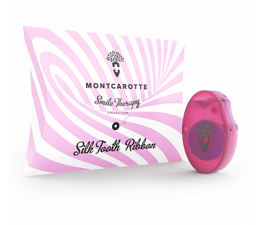 Montcarotte Зубная шелковая розовая, нить зубная, 10 м, 1 шт.