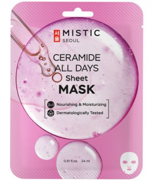 Mistic маска тканевая для лица, маска, с керамидами, 24 мл, 1 шт.