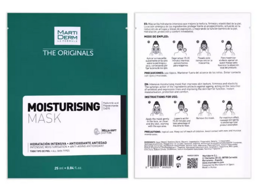 Martiderm The Originals Маска для лица тканевая, маска для лица, увлажняющая, 25 мл, 1 шт.