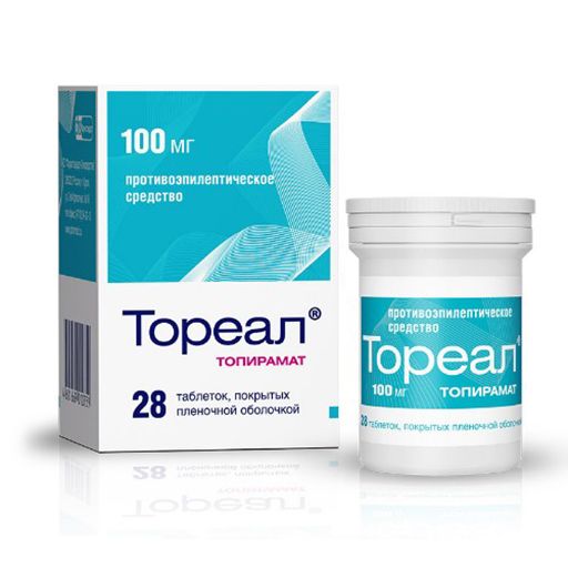 Тореал, 100 мг, таблетки, покрытые оболочкой, 28 шт.