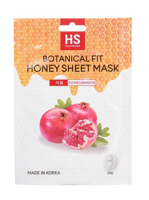 VO7 Botanical Fit Honey Маска для лица с мёдом и экстрактом граната, маска для лица, 23 г, 1 шт.
